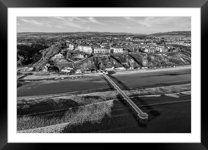 Saltburn from above Framed Mounted Print by Tim Hill