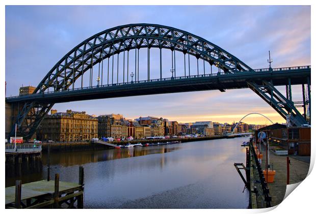 Tyne Bridge Print by Steve Smith