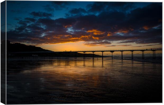 A Breathtaking Sunset View Canvas Print by Tim Hill