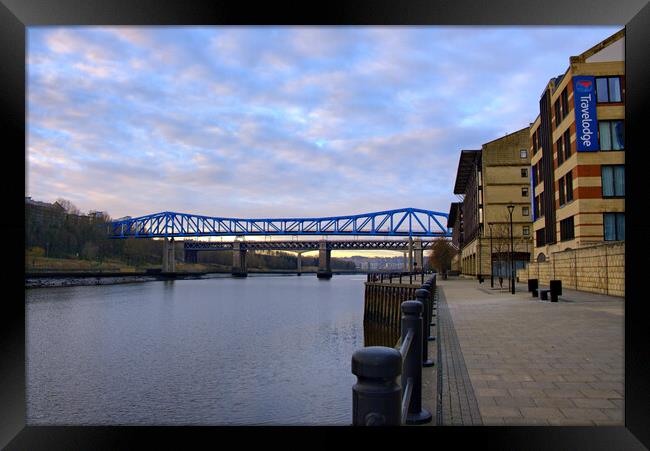 The Enchanting Newcastle Quayside Framed Print by Steve Smith