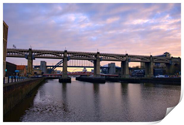 High Level Bridge Newcastle Print by Steve Smith