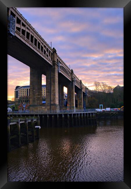 High Level Bridge Newcastle Framed Print by Steve Smith