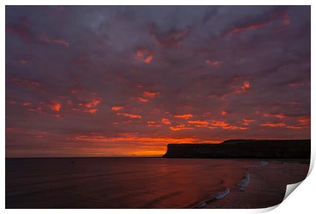 Majestic Sunrise over Saltburn Print by Tim Hill