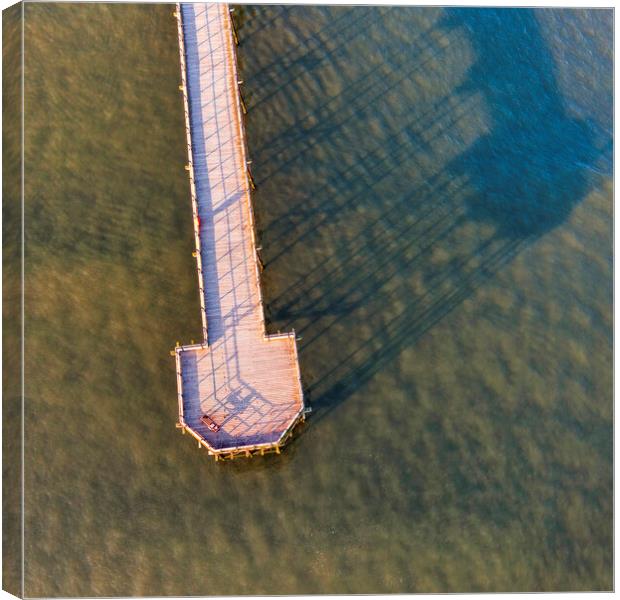 Saltburn Pier from Above Canvas Print by Tim Hill