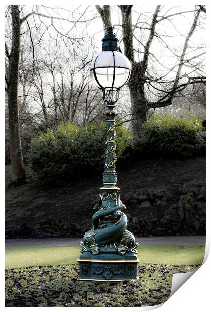 Garden Lantern Print by Glen Allen