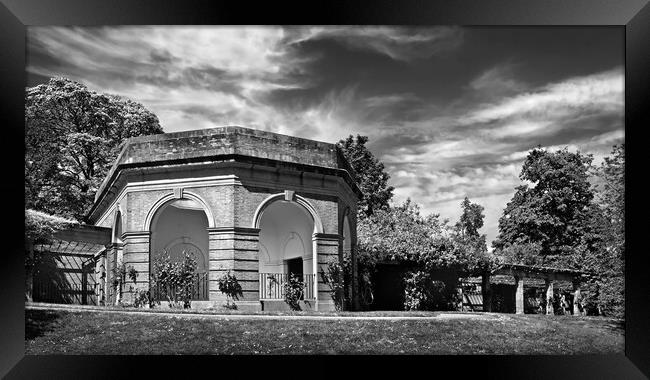 The Colonnades at Valley Gardens, Harrogate Framed Print by Darren Galpin