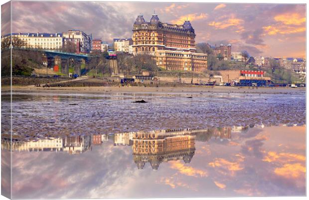 Scarborough  Canvas Print by Alison Chambers