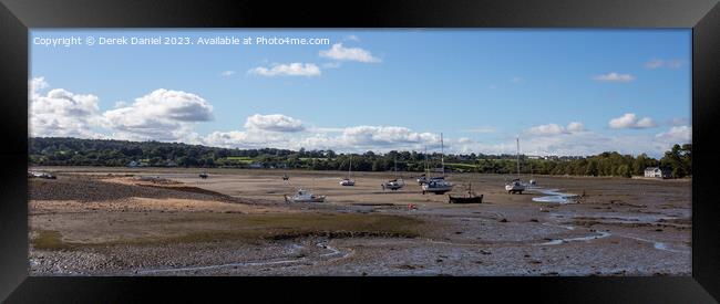 Tranquility at Red Wharf Bay Framed Print by Derek Daniel