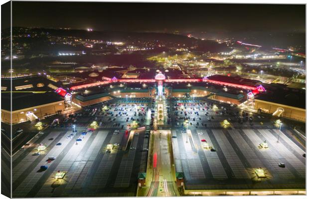 Meadowhall Shopping Centre Canvas Print by Apollo Aerial Photography