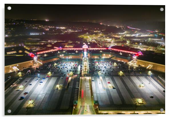 Meadowhall Shopping Centre Acrylic by Apollo Aerial Photography