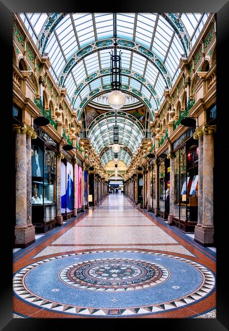 Leeds County Arcade Framed Print by Tim Hill