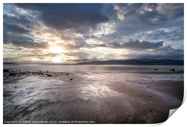Majestic Scottish Sunset Print by RJW Images