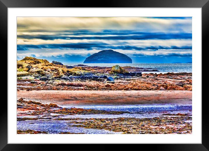 Evening at Ailsa Craig Framed Mounted Print by Valerie Paterson