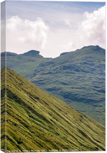 The Trossachs Scotland Canvas Print by Antony McAulay