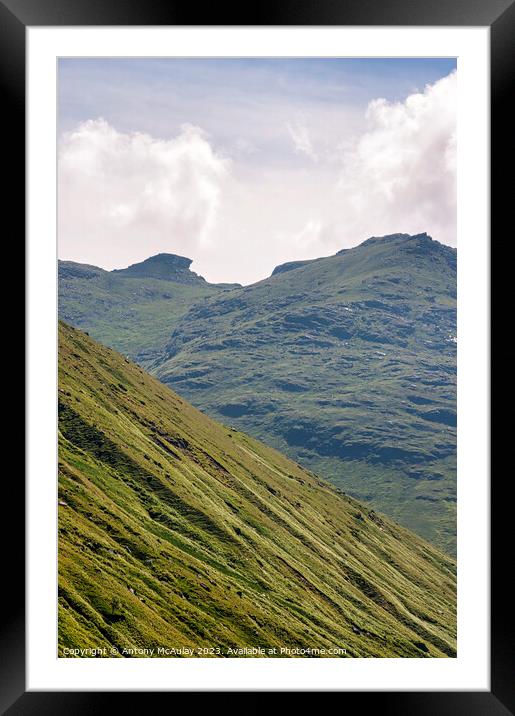 The Trossachs Scotland Framed Mounted Print by Antony McAulay