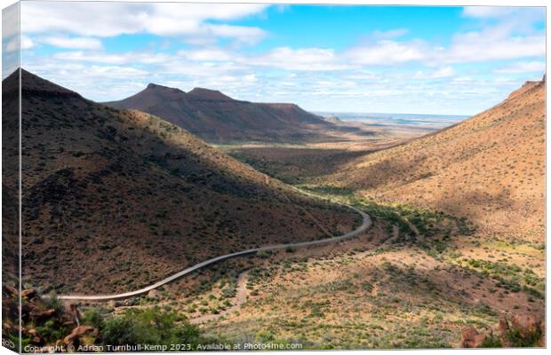 Klipspringer Pass, Karoo National Park Canvas Print by Adrian Turnbull-Kemp
