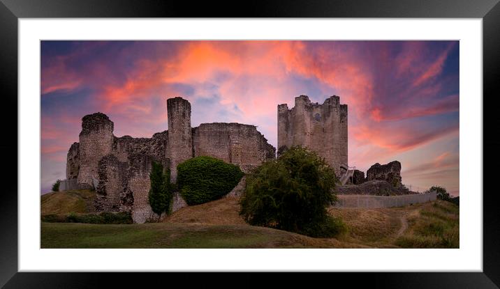 Unleashing the Charm of Conisbrough Castle Framed Mounted Print by Tim Hill