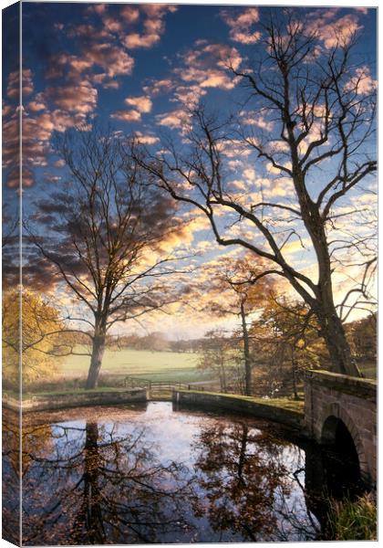 Autumn Sunset Wakefield Canvas Print by Tim Hill