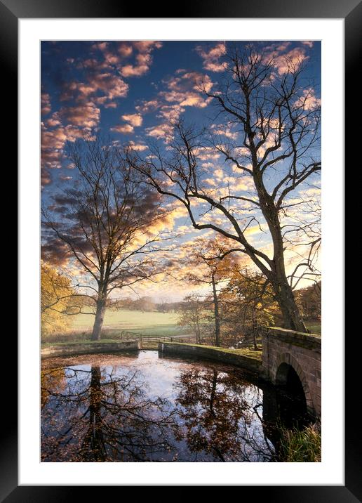 Autumn Sunset Wakefield Framed Mounted Print by Tim Hill