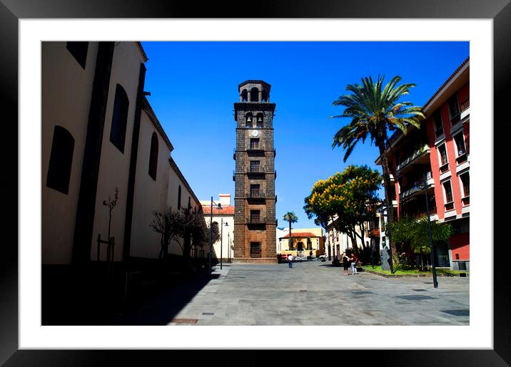 Nuestra Senora de la Concepcion (Our Lady if the Immaculate Conception) in La Laguna, Tenerife, Canary Islands, Spain Framed Mounted Print by Fabrizio Troiani