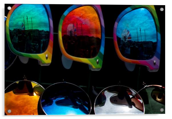 Sunglasses III Acrylic by Glen Allen