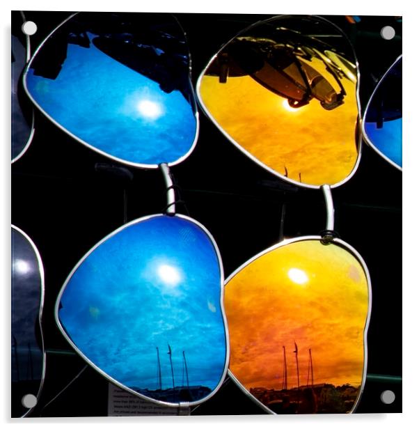Sunglasses IV Acrylic by Glen Allen