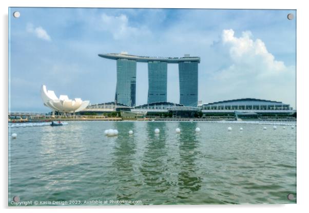 Marina Bay Sands Hotel, Expo & Convention Center Acrylic by Kasia Design