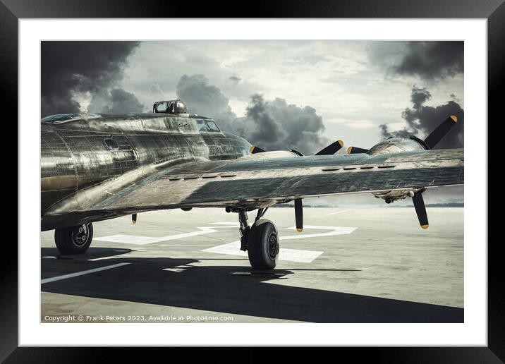flying fortress Framed Mounted Print by Frank Peters