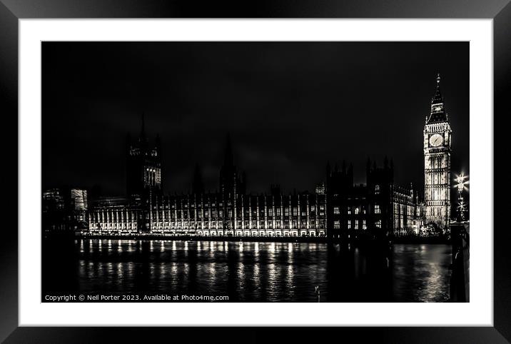Seat of Power Framed Mounted Print by Neil Porter