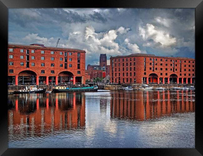 Royal Albert Dock, Liverpool Framed Print by Darren Galpin