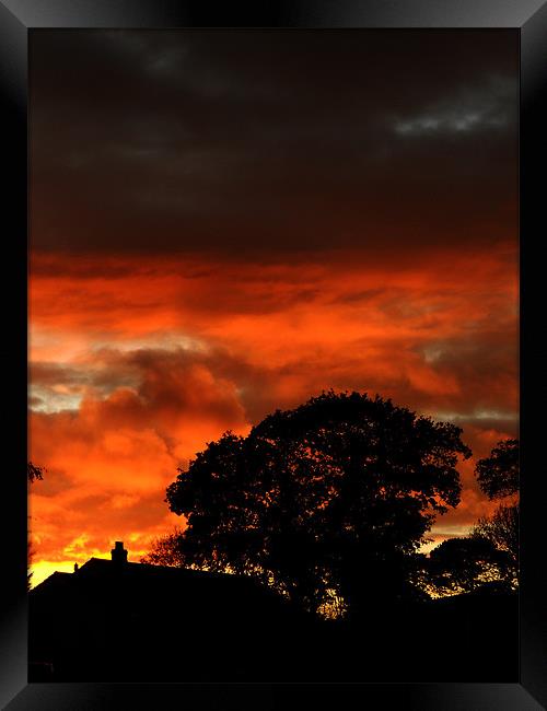 Pembrokeshire Sunset Framed Print by Steve Purnell