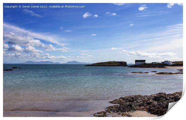 Serene Borthwen Beach Print by Derek Daniel