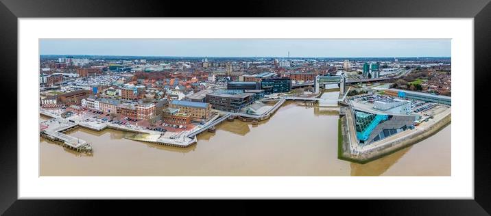 The Deep and Sammys Point Framed Mounted Print by Apollo Aerial Photography