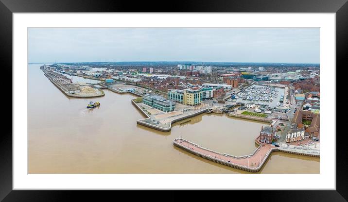 Hull Marina Framed Mounted Print by Apollo Aerial Photography