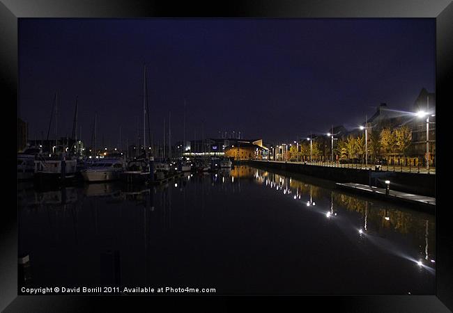 Hull Marina (old Humber Dock) Framed Print by David Borrill