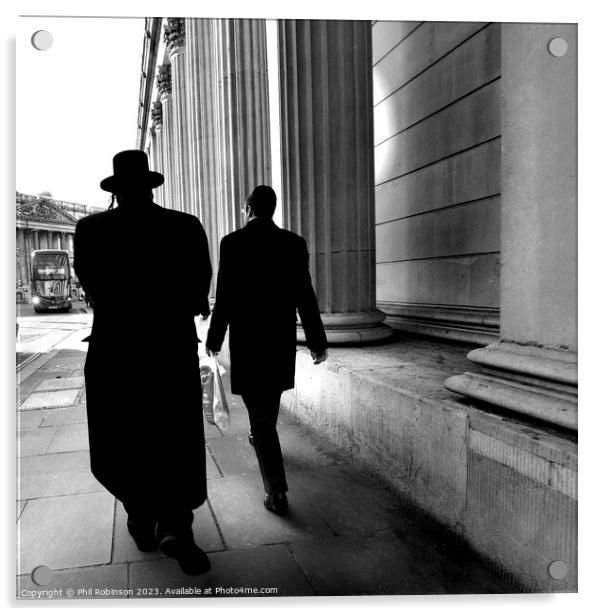Bank of England Acrylic by Phil Robinson