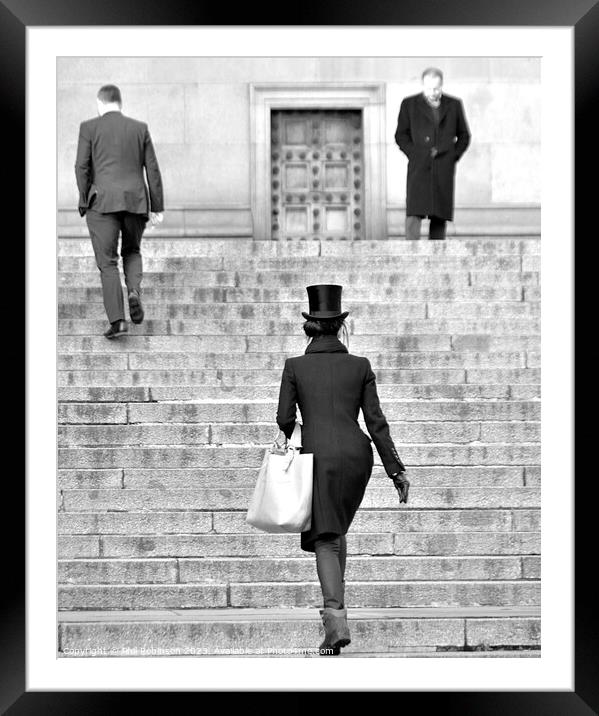 London top hat Framed Mounted Print by Phil Robinson