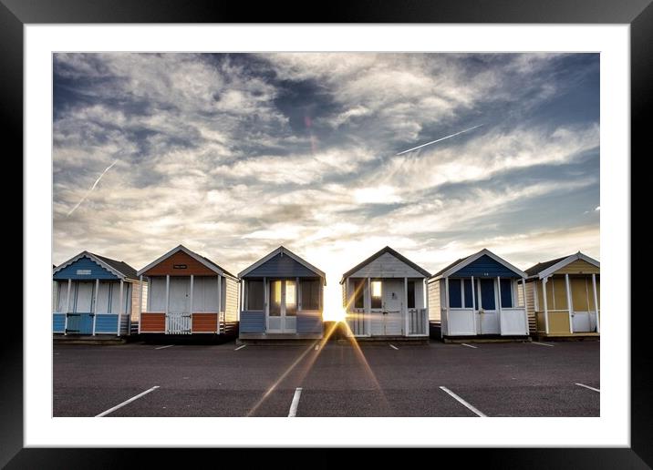 Southwold beach huts Framed Mounted Print by Dorringtons Adventures