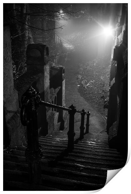 Spooky stairs  Print by Dorringtons Adventures
