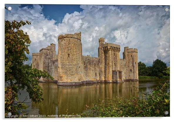 English Castle  Acrylic by John Gilham