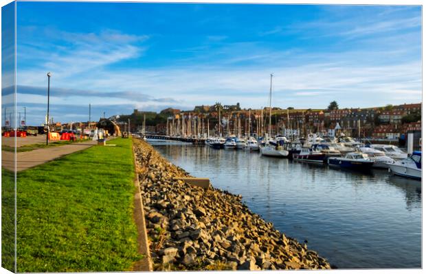 Whitby Yachting Canvas Print by Steve Smith