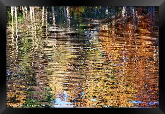 Autumn Reflections I Framed Print by Natalie Kinnear