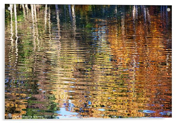 Autumn Reflections I Acrylic by Natalie Kinnear