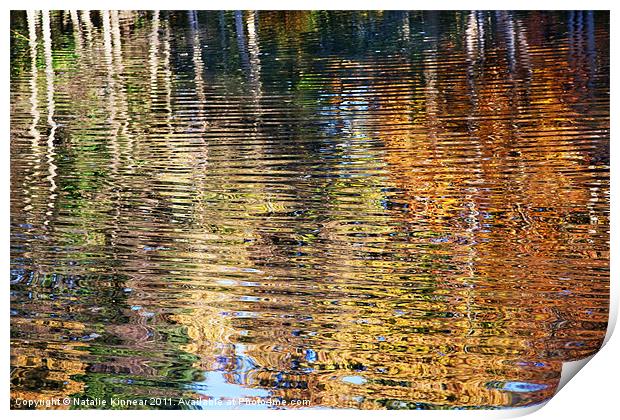 Autumn Reflections I Print by Natalie Kinnear