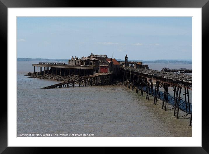 A Pier with Hope. Framed Mounted Print by Mark Ward