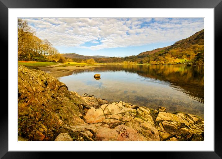 Rydal Water Framed Mounted Print by Steve Smith
