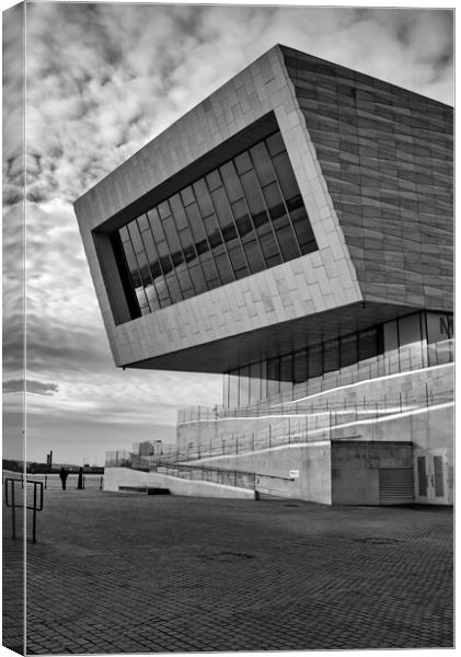 Museum of Liverpool Mono Canvas Print by Steve Smith