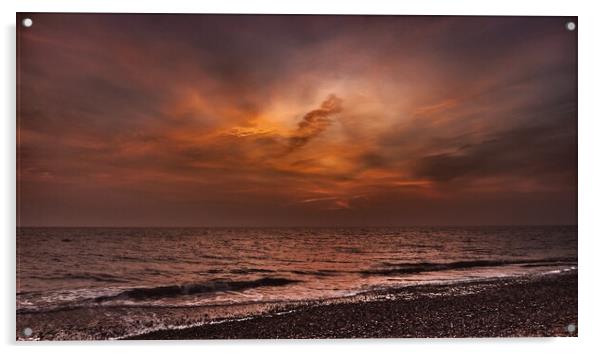 Dramatic sunrise Acrylic by Dorringtons Adventures