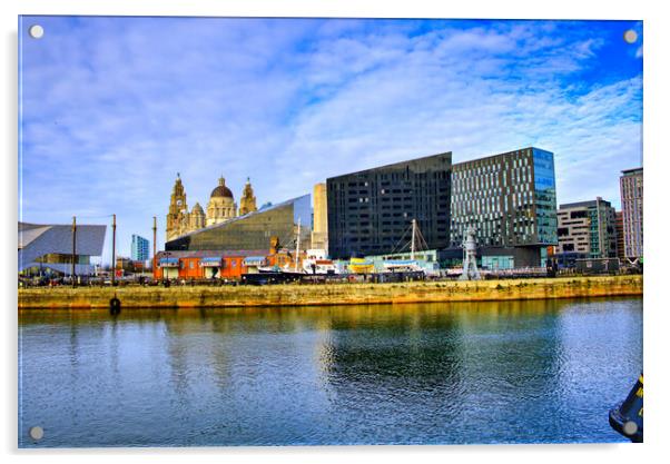 Royal Albert Docks Views Acrylic by Steve Smith