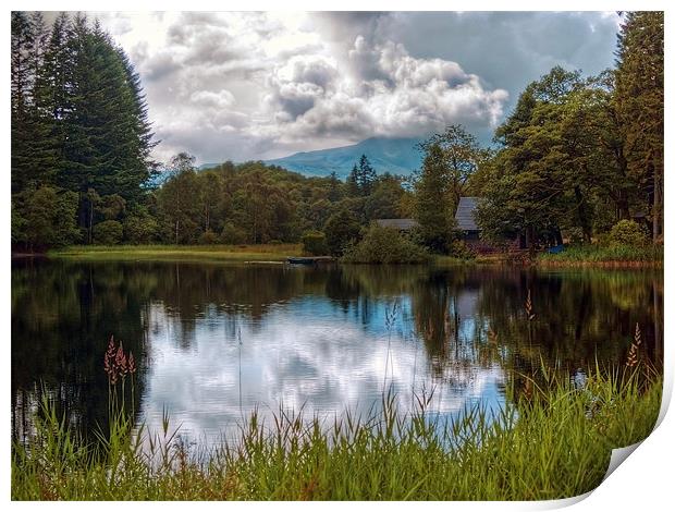 Summer Showers Over Loch Ard Print by Aj’s Images